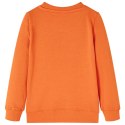 Bluza dziecięca, nadruk z gorylem, ciemnopomarańczowa, 128 Lumarko! 
