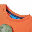 Bluza dziecięca, nadruk z gorylem, ciemnopomarańczowa, 128 Lumarko! 