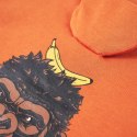 Bluza dziecięca, nadruk z gorylem, ciemnopomarańczowa, 128 Lumarko! 