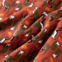 Koszula dziecięca z nadrukiem lisów, jasnordzawa, 92 Lumarko! 