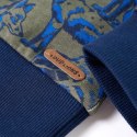 Bluza dziecięca, nadruk w szopy i lisy, khaki, 92 Lumarko! 