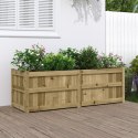 Donica ogrodowa, 150x50x50 cm, impregnowane drewno sosnowe Lumarko! 