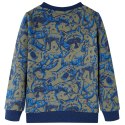 Bluza dziecięca, nadruk w szopy i lisy, khaki, 128 Lumarko! 