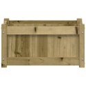 Donica ogrodowa, 60x31x31 cm, impregnowane drewno sosnowe Lumarko!