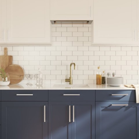 Uchwyty do szafek, 10 szt., srebrne, 192 mm, stal nierdzewna Lumarko! Lumarko!