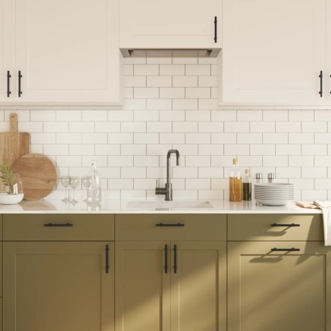 Uchwyty do szafek, 20 szt., czarne, 96 mm, stal nierdzewna Lumarko! Lumarko!