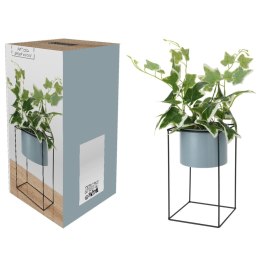 H&S Collection Sztuczna roślina w doniczce, metalowy stojak, 44 cm Lumarko!