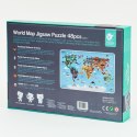 CLASSIC WORLD Puzzle Mapa Świata Kontynenty 48 el. Lumarko!