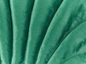 2 poduszki dekoracyjne muszle welurowe 47 x 35 cm zielone CONSOLIDA Lumarko!