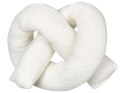 2 poduszki dekoracyjne teddy 172 x 14 cm białe GLADIOLUS Lumarko!
