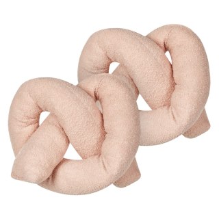 2 poduszki dekoracyjne teddy 172 x 14 cm różowe GLADIOLUS