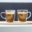 Zestaw szklanek do cappuccino, 2 szt., 270 ml, przezroczyste Lumarko!