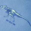 Koszulka dziecięca z dinozaurem, niebieska, 128 Lumarko!