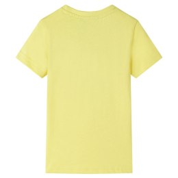 Koszulka dziecięca z nadrukiem żyrafy, żółta, 104 Lumarko! Lumarko!