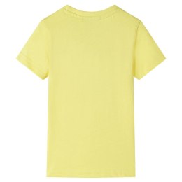 Koszulka dziecięca z nadrukiem żyrafy, żółta, 116 Lumarko! Lumarko!