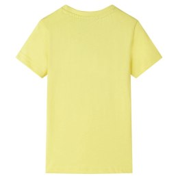 Koszulka dziecięca z nadrukiem żyrafy, żółta, 140 Lumarko! Lumarko!