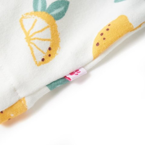 Szorty dziecięce z nadrukiem w cytryny, ecru, 128 Lumarko! Lumarko! #