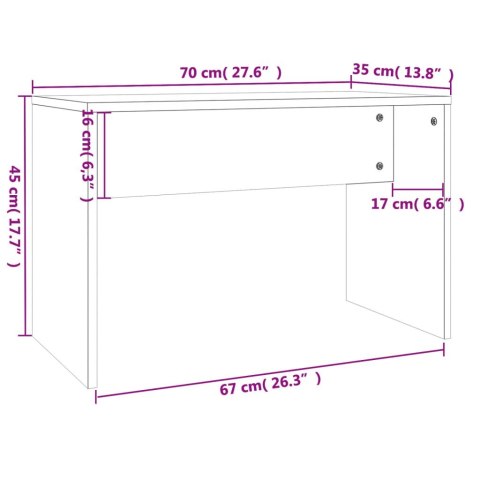 Toaletka, czarna, 74,5x40x141 cm Lumarko!