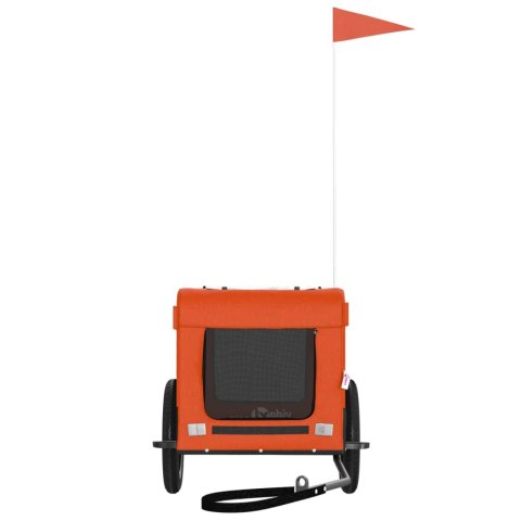 Przyczepka rowerowa dla zwierząt, tkanina Oxford i żelazo Lumarko!