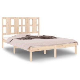 Rama łóżka, lite drewno sosnowe, 140x190 cm Lumarko!