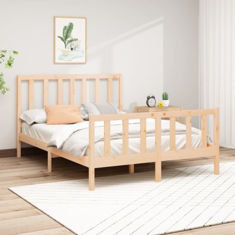 Rama łóżka, lite drewno sosnowe, 120x200 cm Lumarko!
