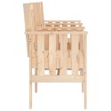 2-osobowa ławka ogrodowa ze stolikiem, lite drewno sosnowe