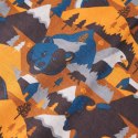 Piżama dziecięca z długimi rękawami, góry i zwierzęta, koniakowa, 128