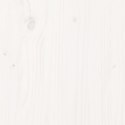 Leżaki, 2 szt., białe, 199,5x60x74 cm, drewno sosnowe