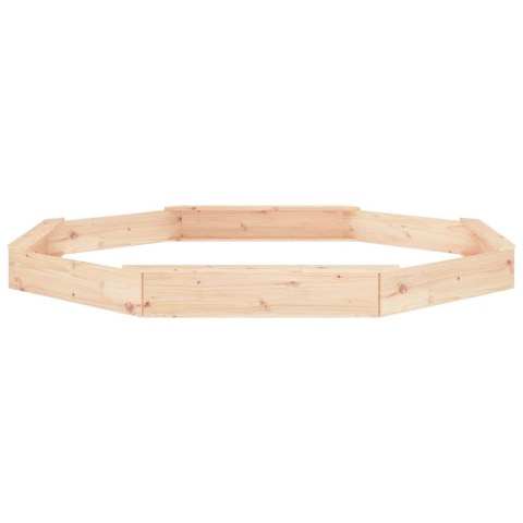 Piaskownica z siedziskami, ośmiokątna, drewno sosnowe Lumarko!