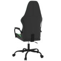 Fotel gamingowy, czarno-zielony, sztuczna skóra Lumarko!