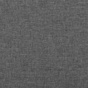 Zagłówek uszak, ciemnoszary, 93x23x78/88 cm, tkanina