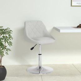 Krzesło stołowe, białe, sztuczna skóra