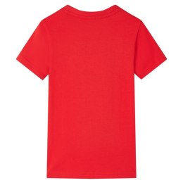 Koszulka dziecięca z krótkimi rękawami, czerwona, 116 Lumarko!