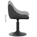 Krzesło stołowe, czarne, obite aksamitem Lumarko!