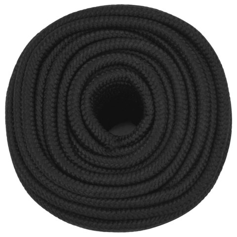Linka żeglarska, czarna jednolita, 12 mm, 250 m, polipropylen Lumarko!
