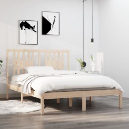 Rama łóżka, lite drewno, 135x190 cm, podwójna Lumarko!