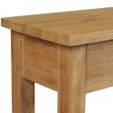 Stolik typu konsola, lite drewno tekowe, 120 x 30 x 80 cm Lumarko!
