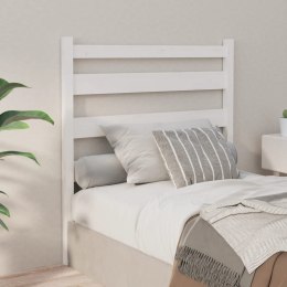Wezgłowie łóżka, białe, 106x4x100 cm, lite drewno sosnowe Lumarko!