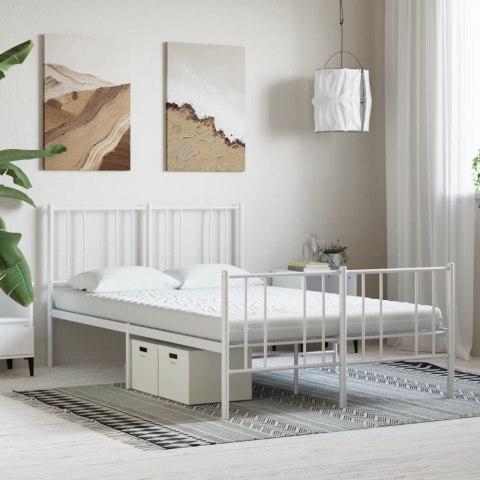 Materac piankowy, biały 140x190 cm, 7-strefowy, twardość 20 ILD Lumarko!