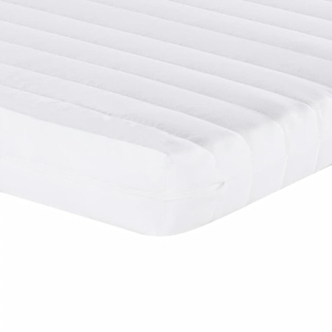 Materac piankowy, biały 140x190 cm, 7-strefowy, twardość 20 ILD Lumarko!