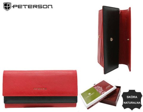 Duży portfel damski ze skóry naturalnej - Peterson Lumarko!
