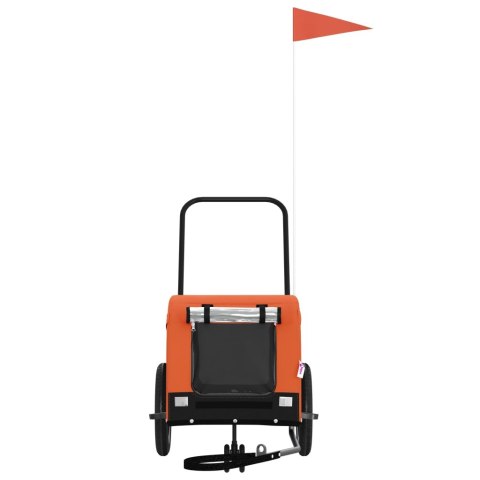 Przyczepka rowerowa dla zwierząt, tkanina Oxford i żelazo Lumarko!