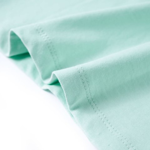 Koszulka dziecięca z nadrukiem busa, jasnomiętowa, 104 Lumarko! #