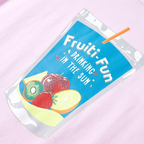 Koszulka dziecięca z krótkimi rękawami, delikatny róż, 104 Lumarko! #