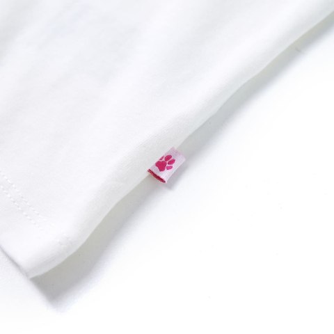 Koszulka dziecięca z krótkimi rękawami, ecru, 116 Lumarko! #