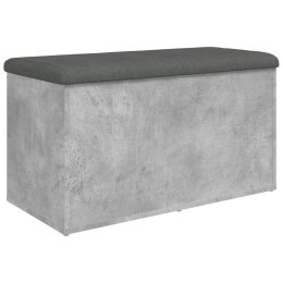Ławka ze schowkiem, szarość betonu, 82x42x45 cm Lumarko!