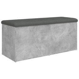 Ławka ze schowkiem, szarość betonu, 102x42x45 cm Lumarko!