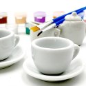 WOOPIE Zestaw Serwis do Herbaty Ceramiczny do Malowania Lumarko!