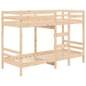Łóżko piętrowe, 90x190 cm, lite drewno sosnowe Lumarko!