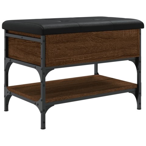 Ławka na buty, brązowy dąb, 62x42x45 cm Lumarko!